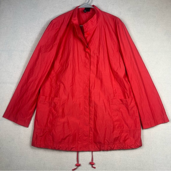 Eileen Fisher Jackets & Blazers - EILEEN FISHER Lightweight Jacket Women’s LARGE Coral